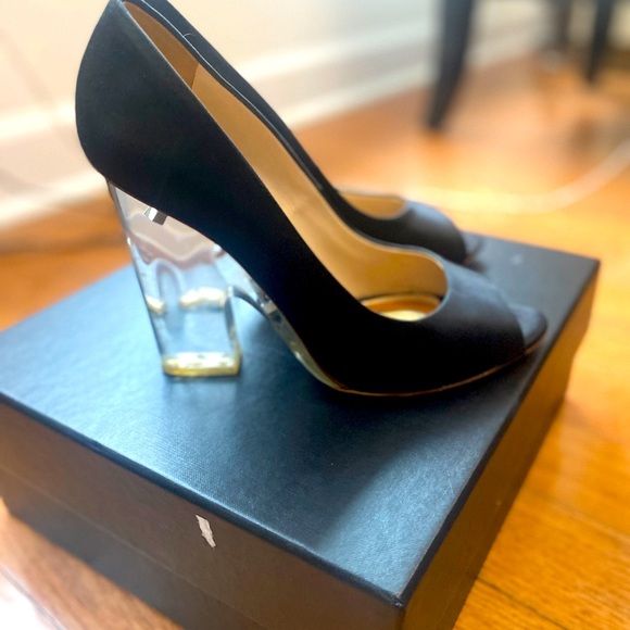 Prada Shoes - Prada peep toe heels 38,5 European